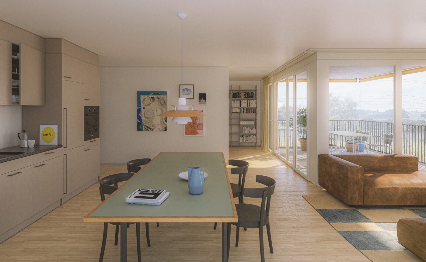 Visualisierung Esszimmer